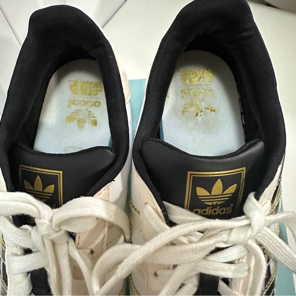 adidas White and Black Women's Shoes - Picture 5 of 7